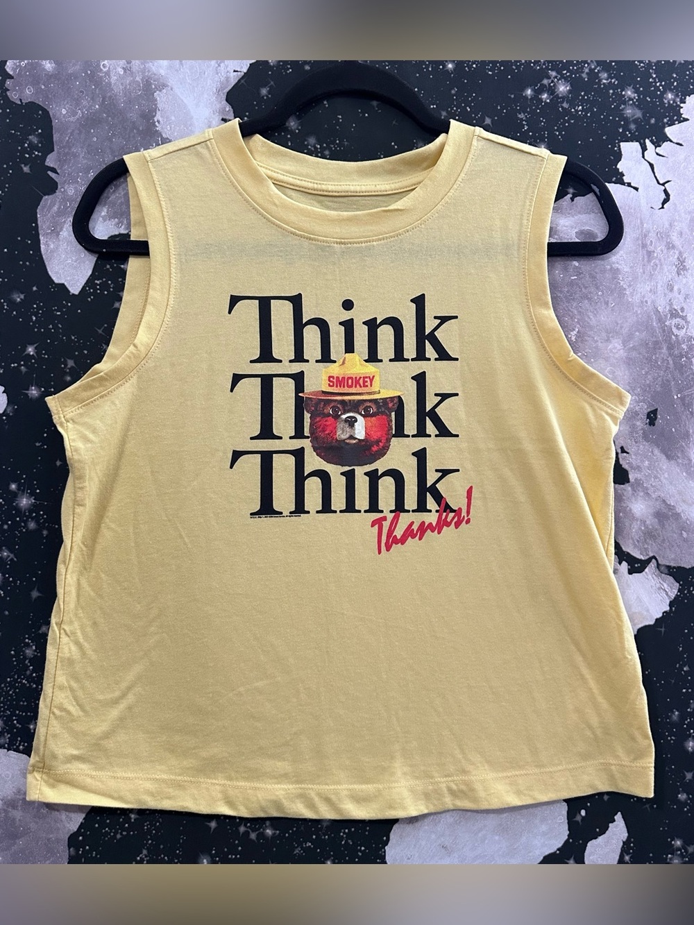 Smokey The Bear Sleeveless Tank Shirt